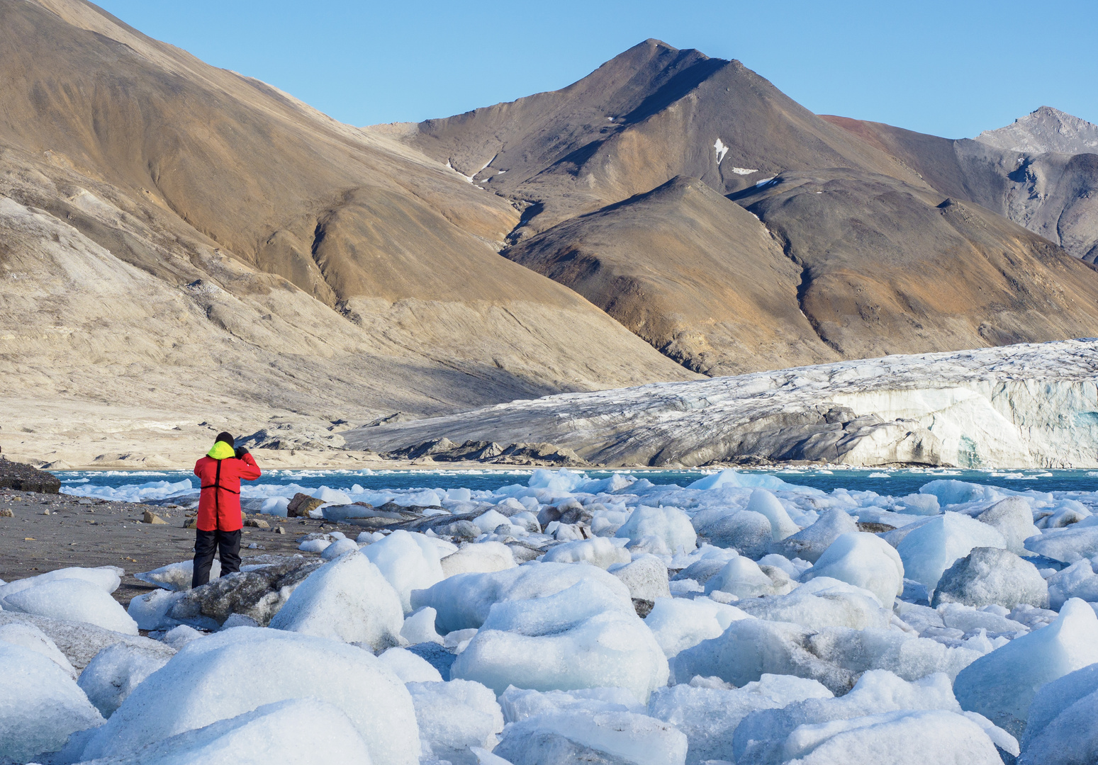 Gletscherlagune auf Svalbard/Spitzbergen