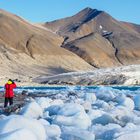 Gletscherlagune auf Svalbard/Spitzbergen