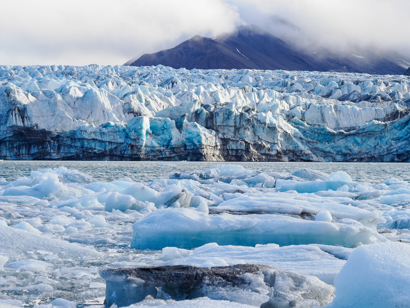 Gletscherlagune auf Svalbard/Spitzbergen