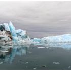 Gletscherlagune Jökulsárlón - Eisberge mitten im Sommer