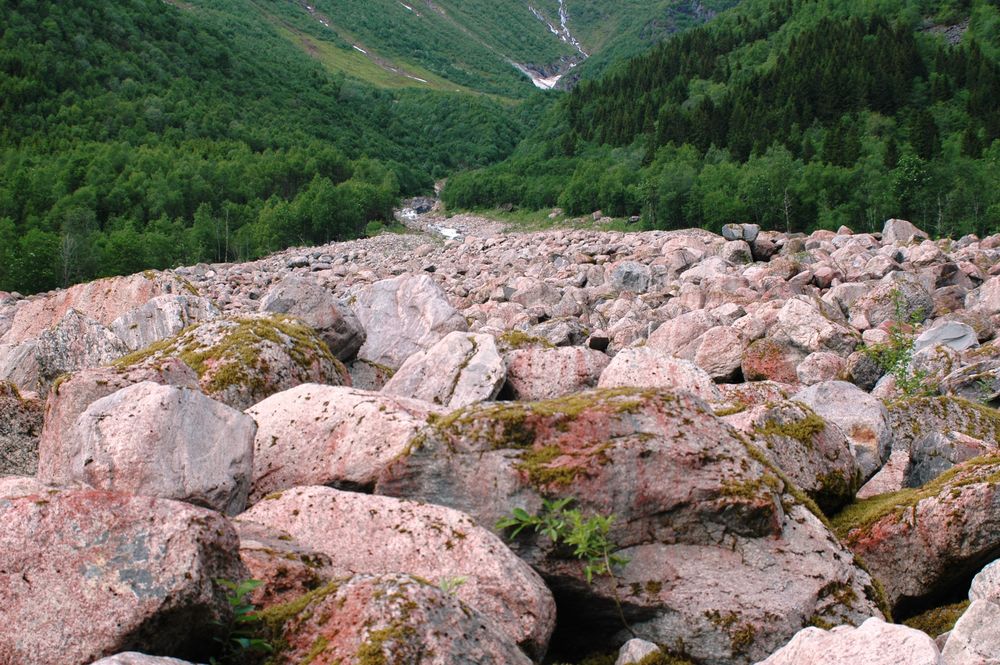 Gletschermoräne am Supphellebreen