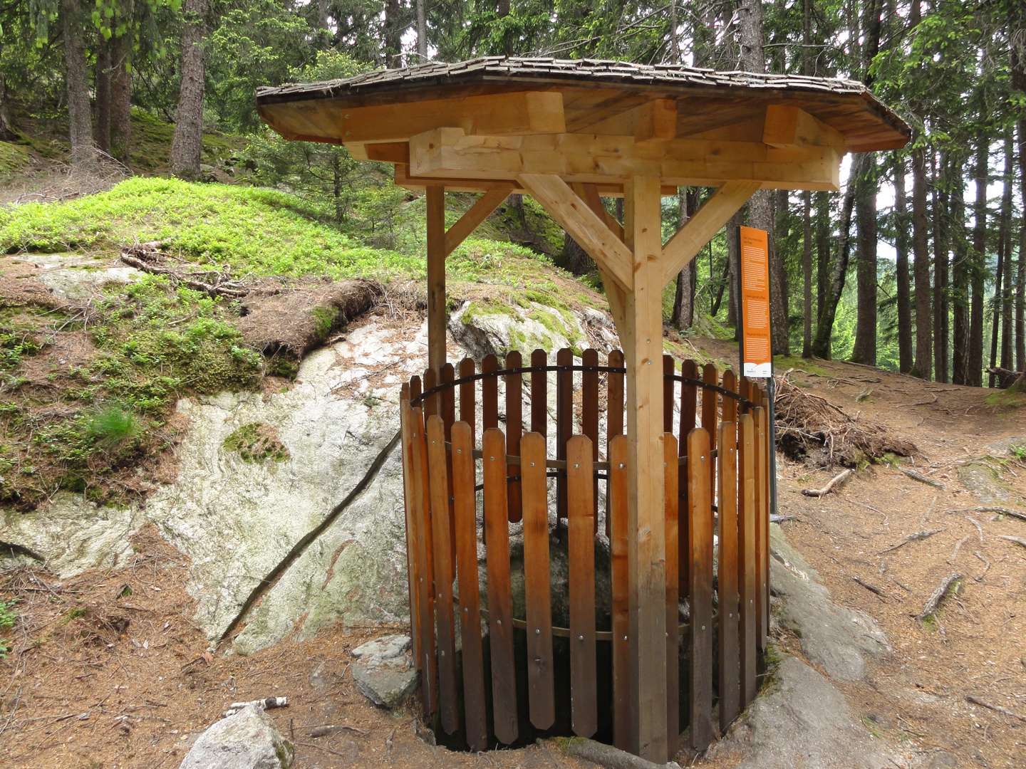 Gletschermühle Platt im Passeiertal Südtirol Italien