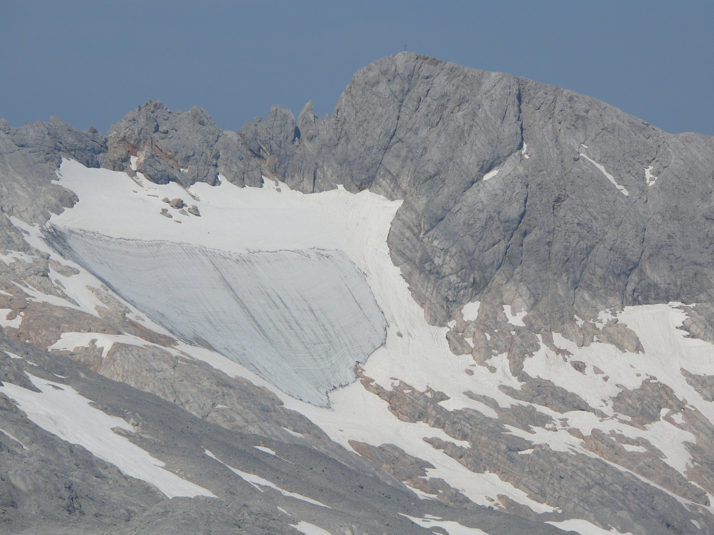 Gletscherrest am Hochsailer