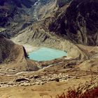 Gletschersee in wüstenähnlicher Umgebung / Nepal