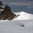 Gletscherspalte am Jungfraujoch