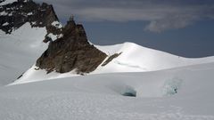 Gletscherspalte am Jungfraujoch