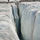 Gletscherspalte auf dem Aletschgletscher