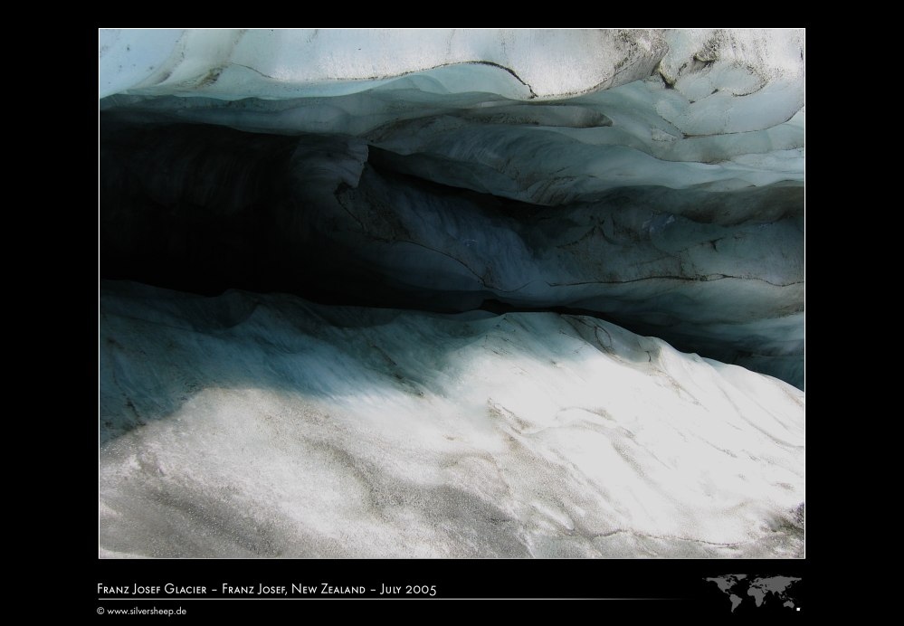 Gletscherspalte im Franz-Josef-Gletscher II