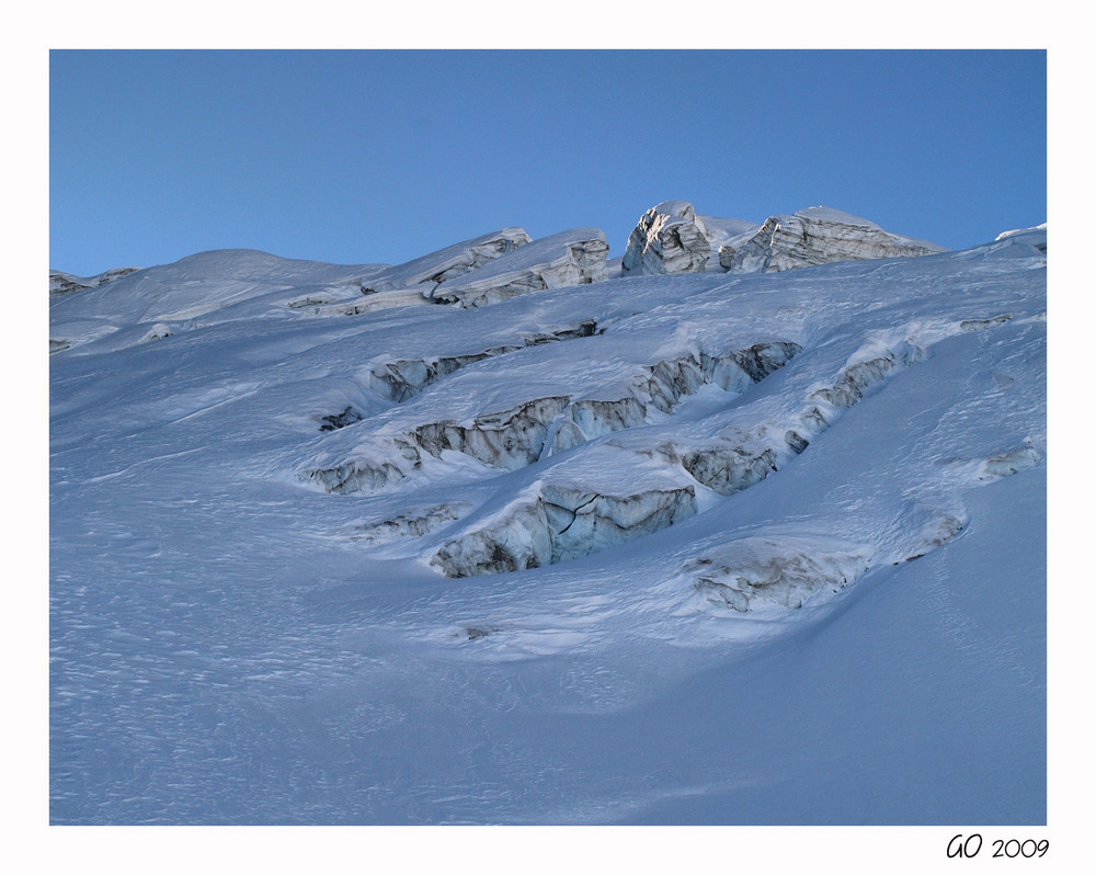 Gletscherspalten am Piz Palü