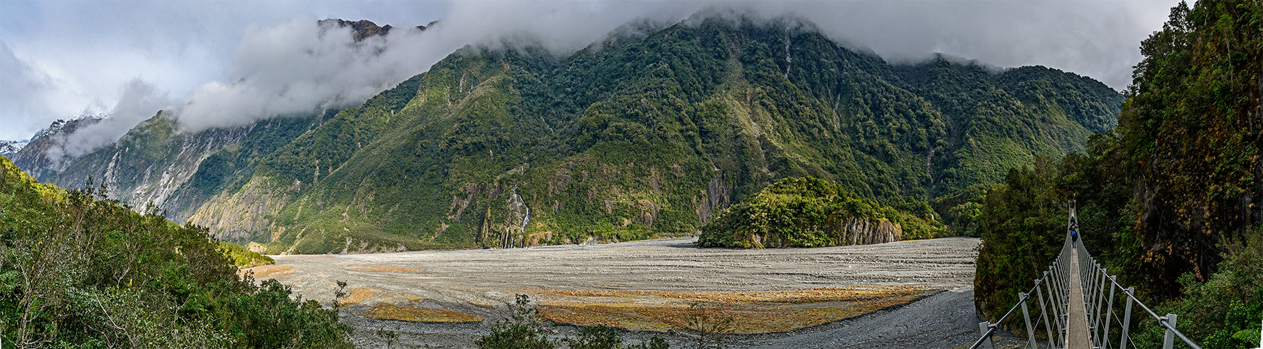 Gletschertal des Franz Josef Gletscher