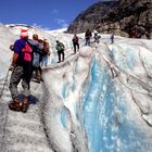 Gletscherwanderung auf dem Nigardsbreen, Norwegen