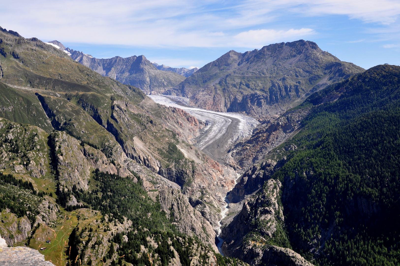 Gletscherzunge grosser Aletschgletscher