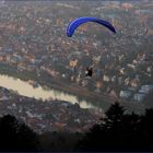 Gliding over Heidelberg...