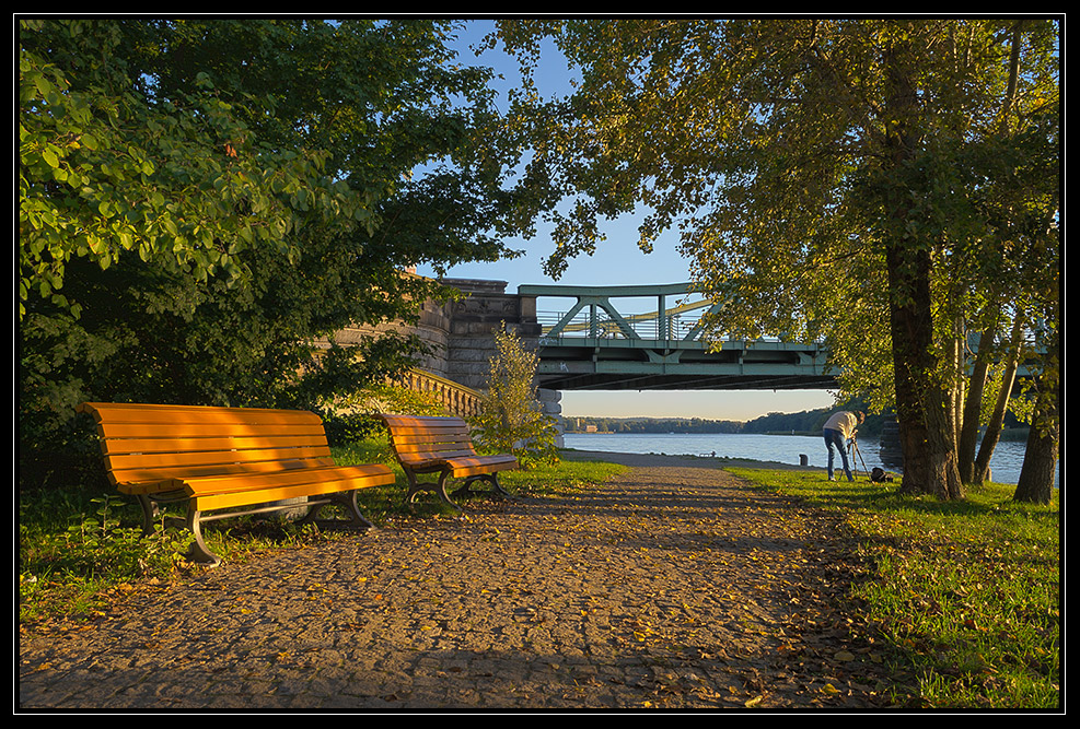 Glienicker Brücke - kurz nach Sonnenaufgang