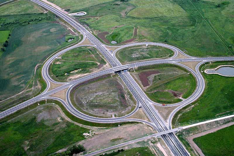 Glienke bei Neubrandenburg,  A 20 Auffahrt