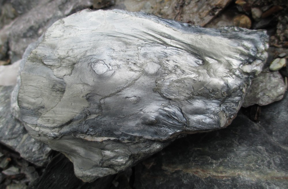 Glimmerschiefer, Cavradi-Schlucht, Graubünden