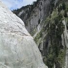 Glimmerschieferwand, Cavradi-Schlucht, Graubünden