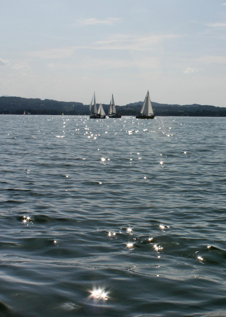 Glitzern auf dem Chiemsee