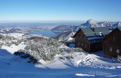 ... glitzernde Aussicht vom Feuerkogel