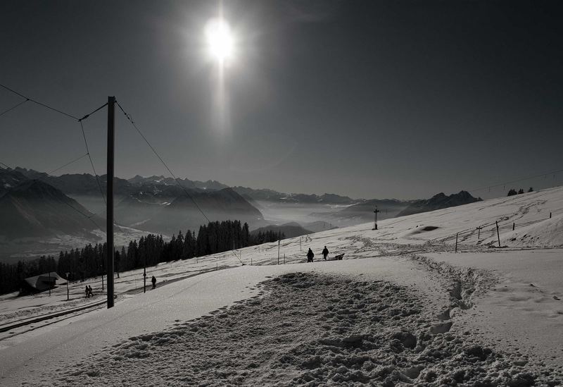 Glitzernde Bergwelt