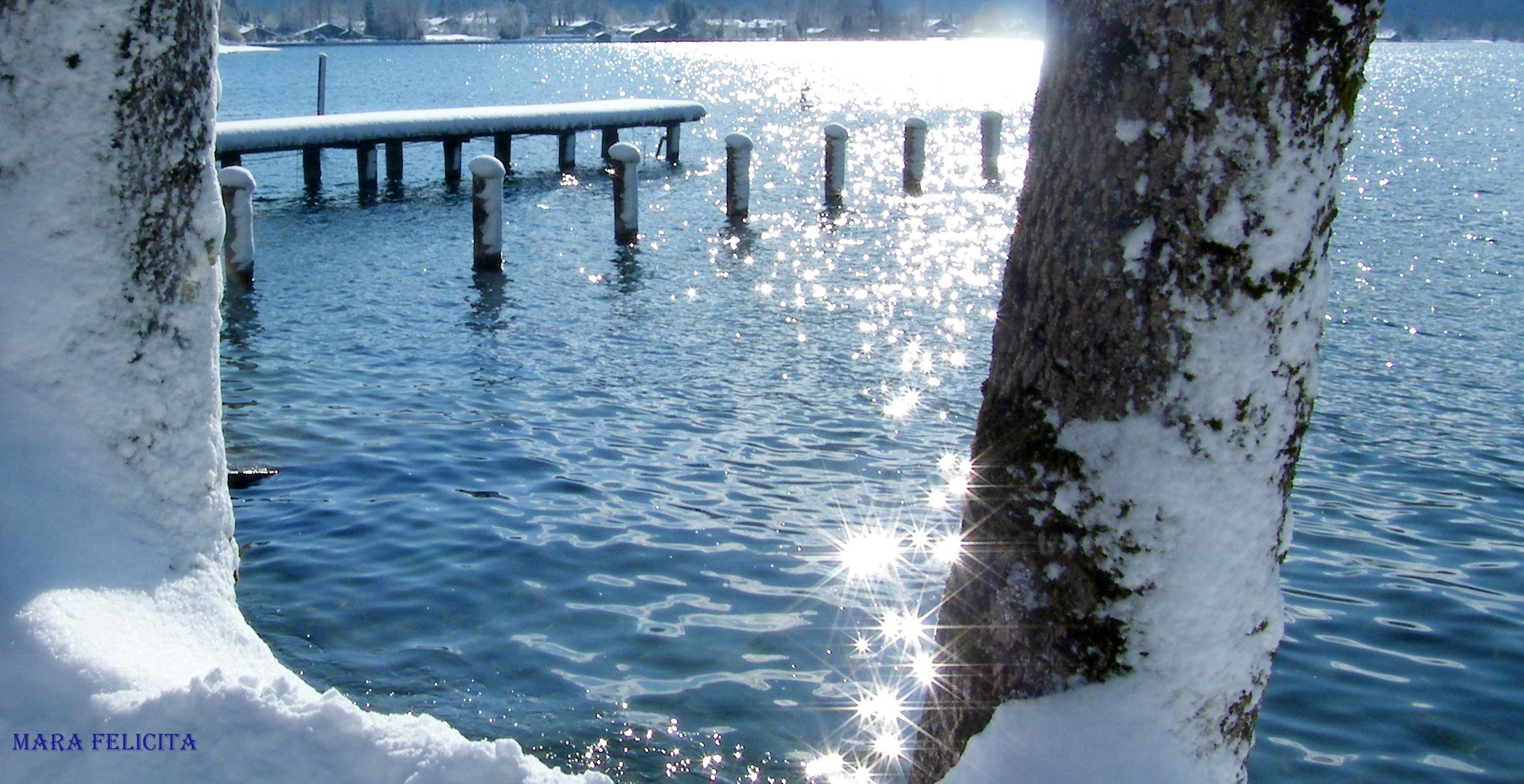 Glitzernde Sterne am Tegernsee