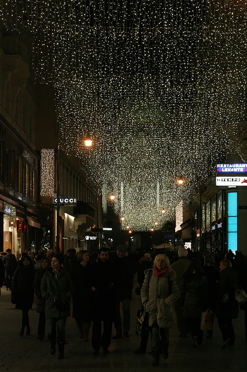 Glitzernder Kohlmarkt