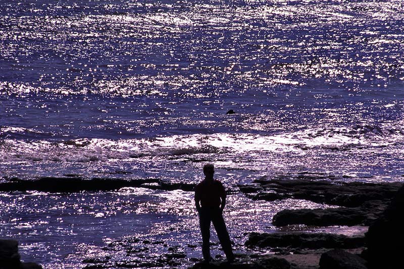 Glitzerndes Meer in Portugal