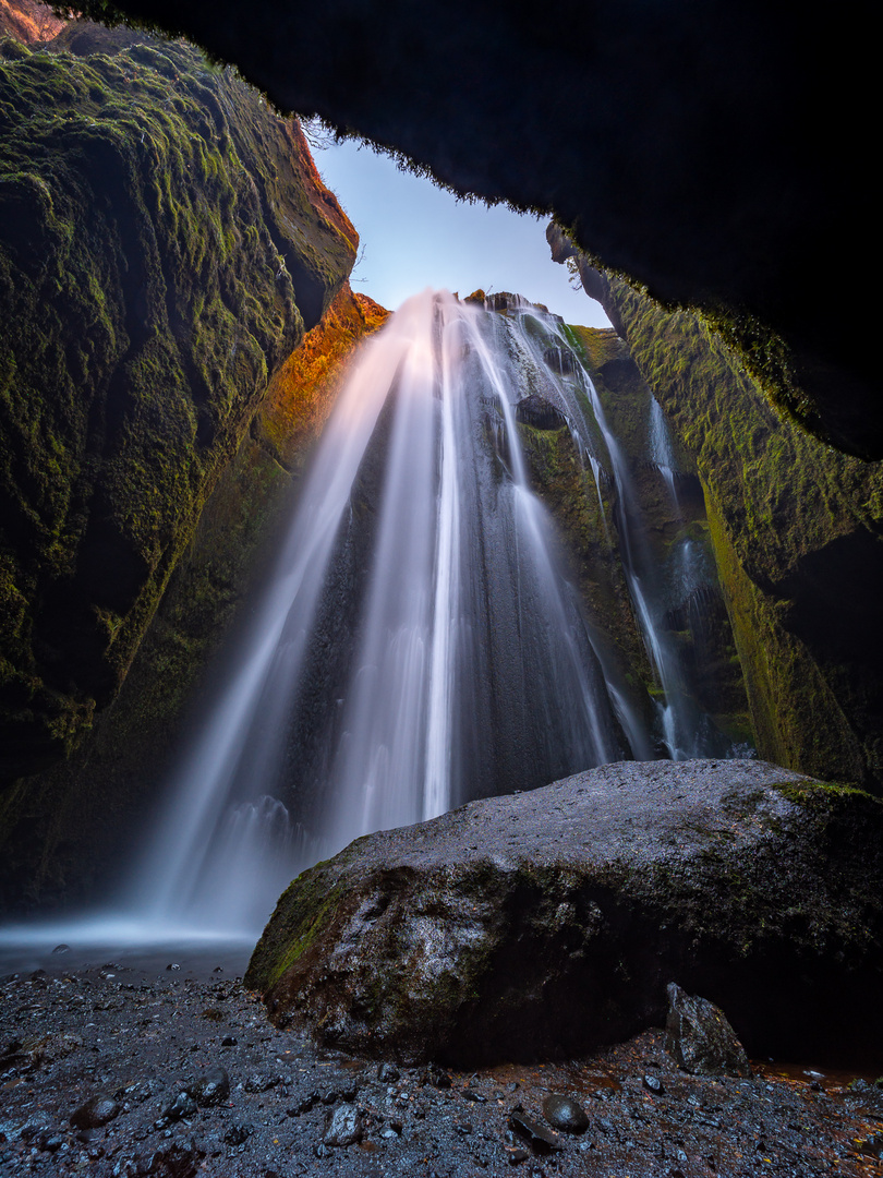 Gljúfrabúi Waterfall