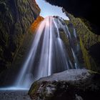 Gljúfrabúi Waterfall