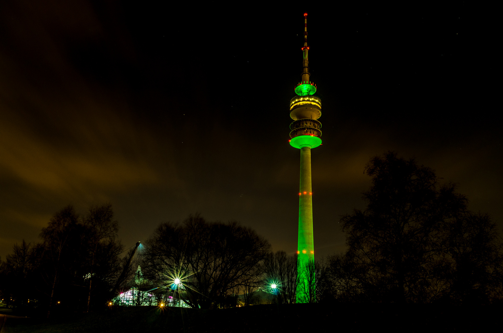 Global Greenings for St Patrick's Day 2014 - Olympiaturm München