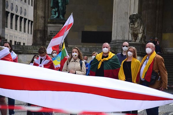 Global picket of solidarity with Belarus Munich / München 29.05.2021