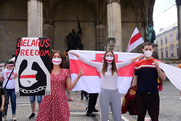 Global picket of solidarity with Belarus Munich / München 29.05.2021