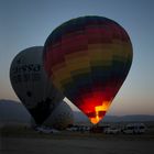 Globos al amanecer