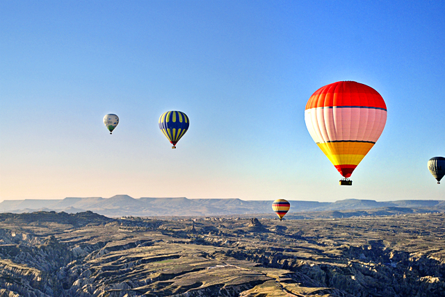 Globos en Capadocia