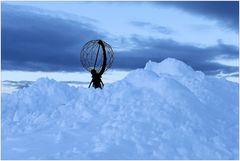 Globus am Nordkapp