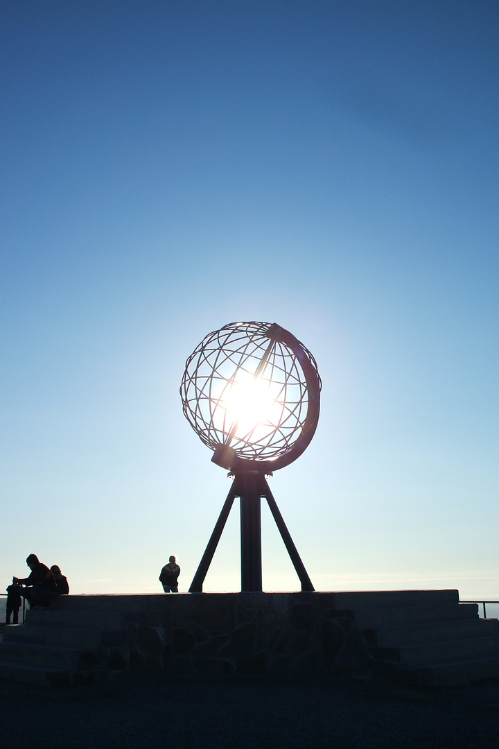 Globus am Nordkapp