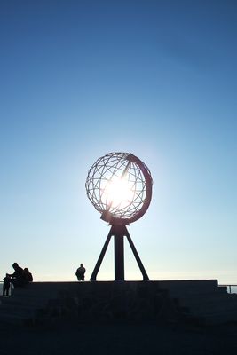 Globus am Nordkapp