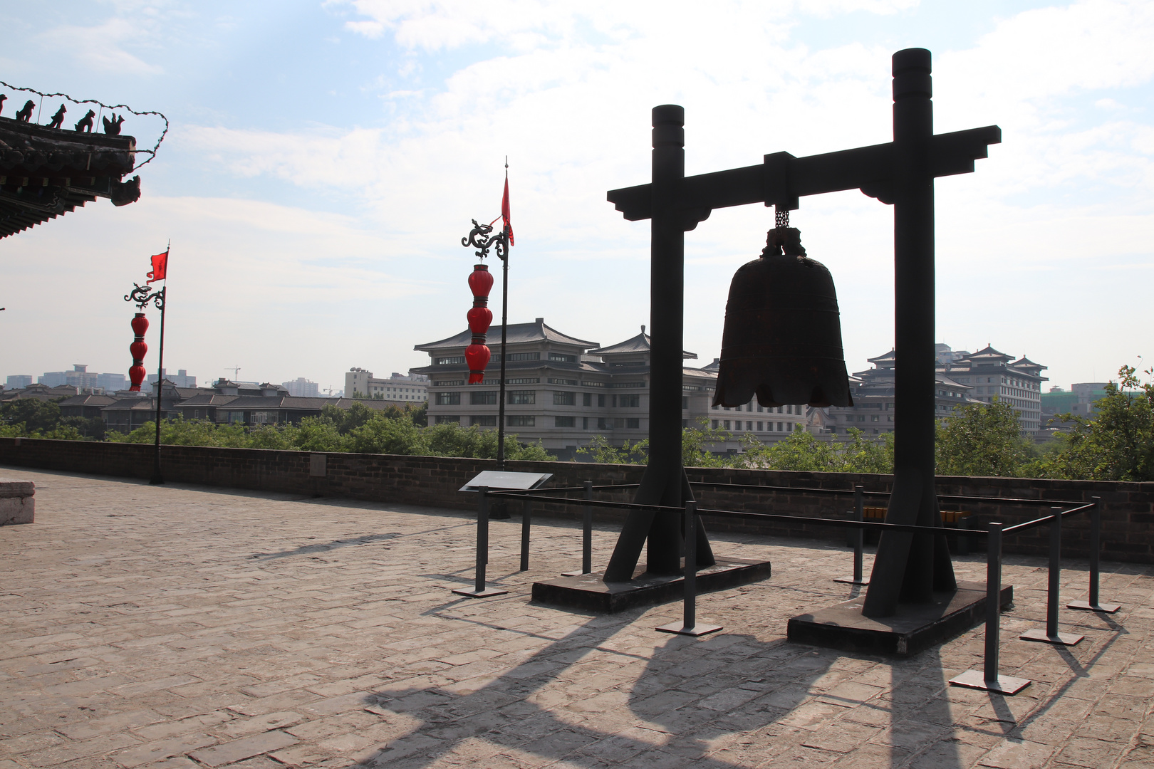 Glocke auf der Stadtmauer in Xi’an