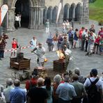 Glockenguß vor der Abtei Maria Laach  1