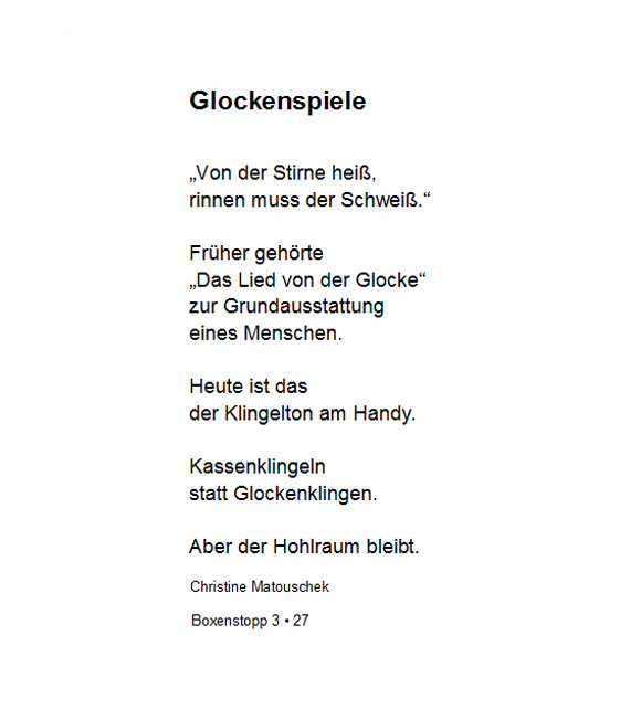 Glockenspiele BS 3 - 27