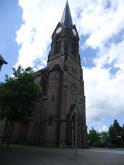 Glockenturm der kath. Pfarrkirche St. Michael in Wemmetsweiler