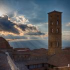 Glockenturm der Kathedrale Volterra, Toskana