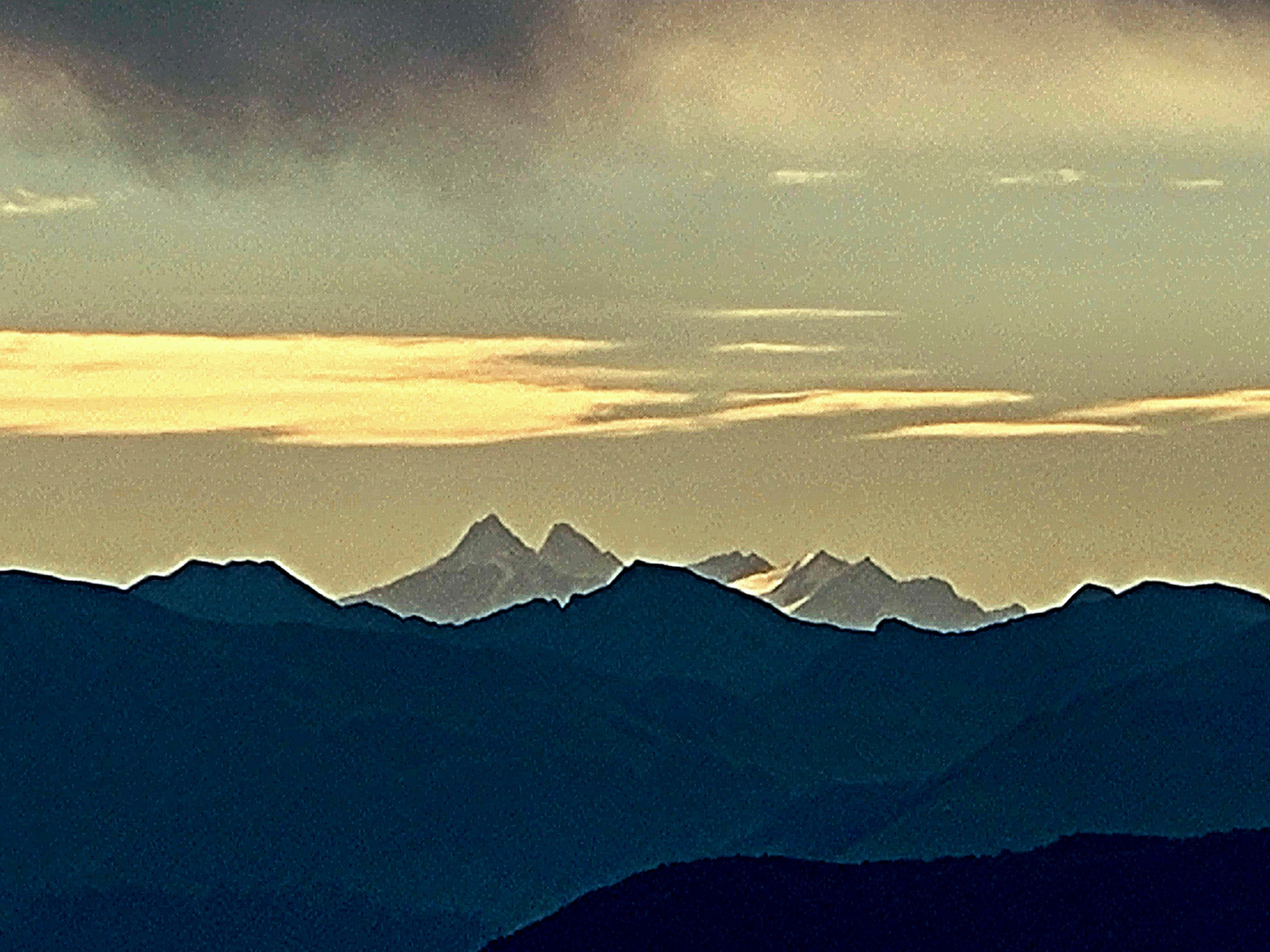 Glocknerblick. Vom Kaiser 