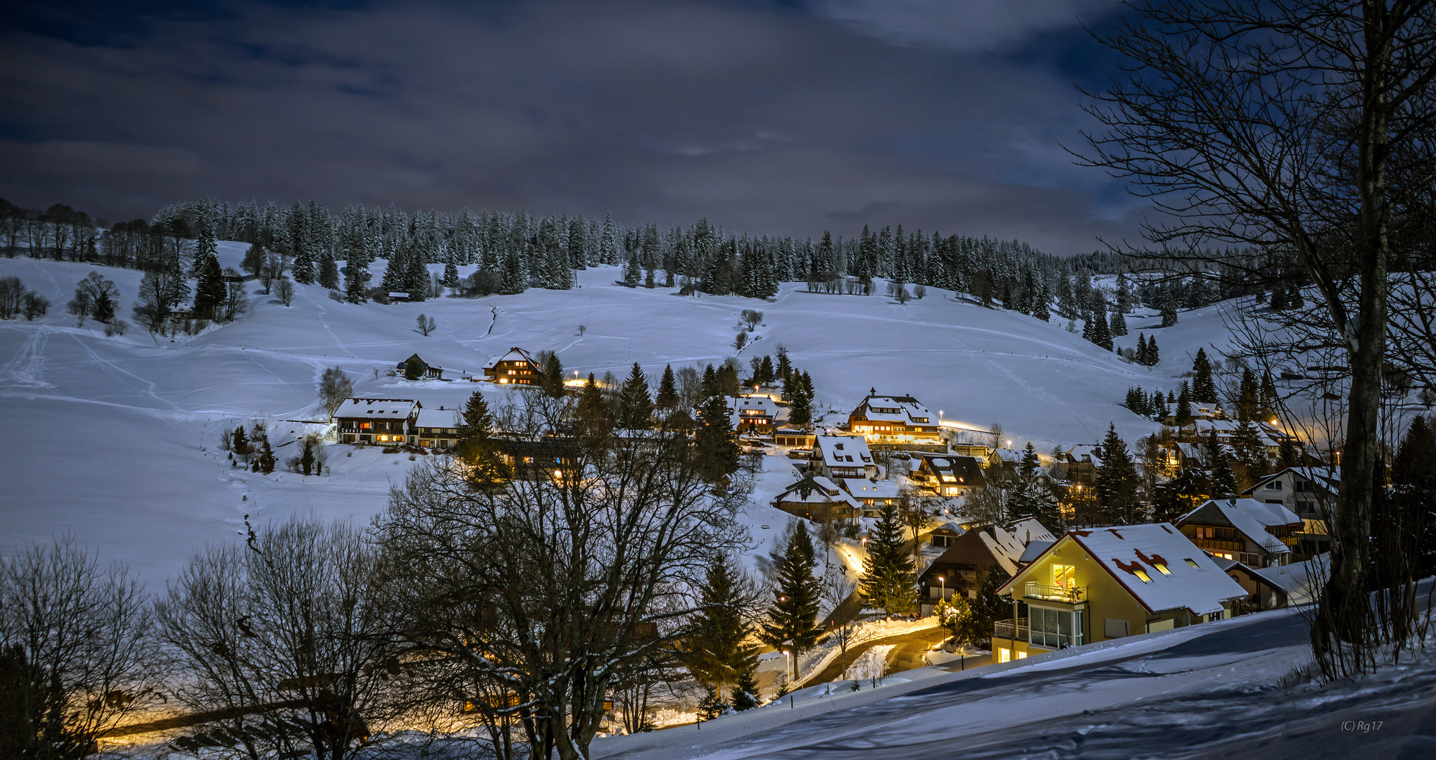 glöcklehof todtnauberg bei vollmond