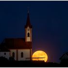 Glojach Kapelle bei Vollmond 