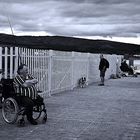 Gloomy morning at the dock, Helensburgh...