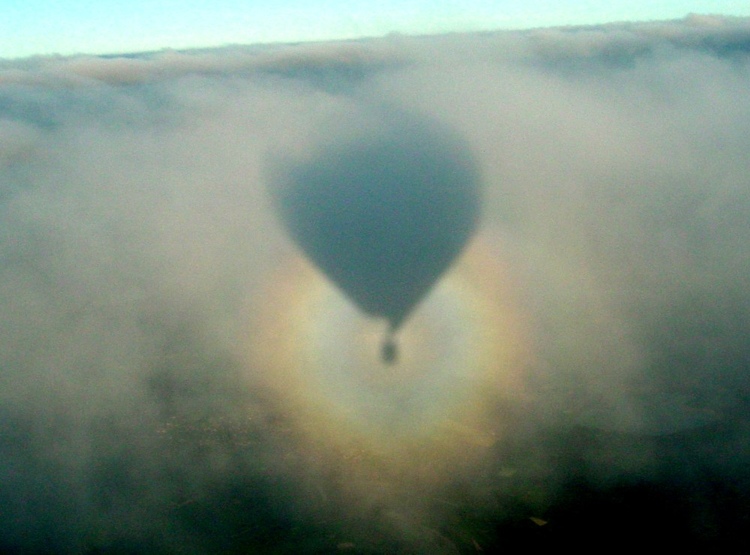 Glorie eines Heißluftballons