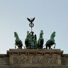 Gloriette auf dem Brandenburger Tor in Berlin