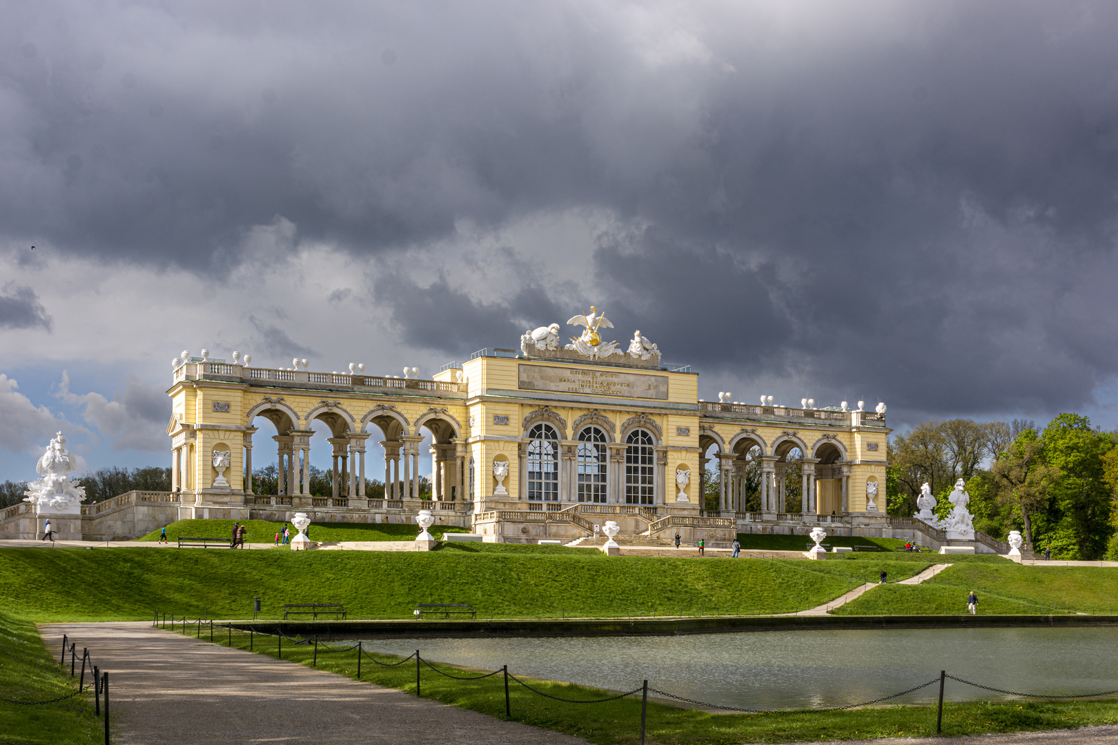 Gloriette im Schlosspark Schönbrunn