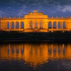 Gloritte beim Schloss Schönbrunn am Abend